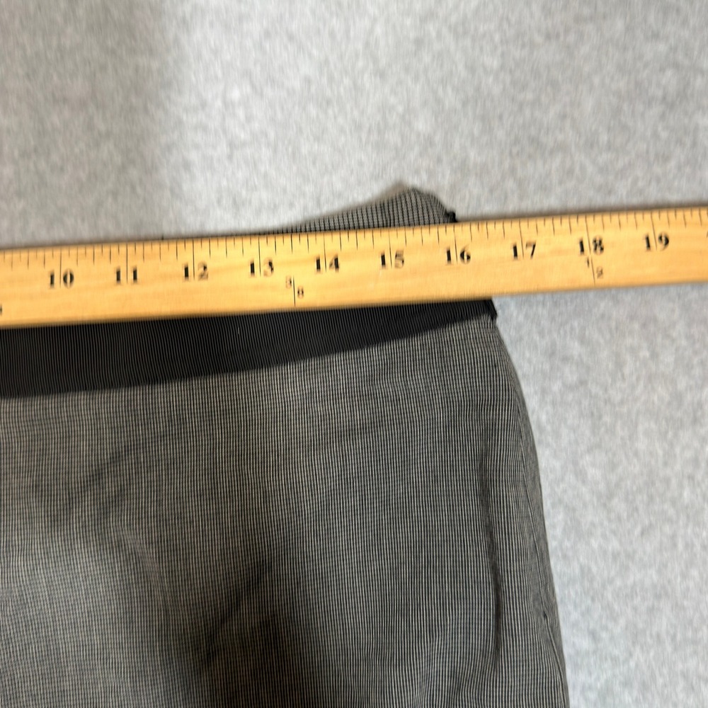 The Limited Collection Grey Micro Check Pencil Skirt 8 Workwear Career Academia - Picture 2 of 7